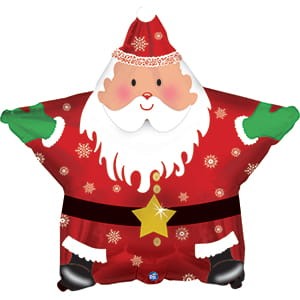Balon foliowy 18" - Mikołaj (luzem)