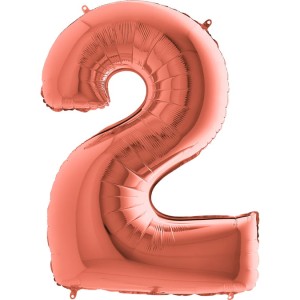 Balon foliowy 40" - Rose Gold "2"