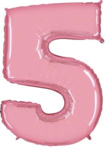 Balon foliowy 40'' - Różowy "5"