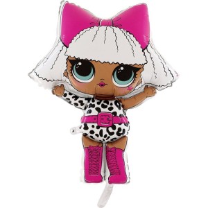 Balon foliowy 36'' - LOL różowa (luzem)