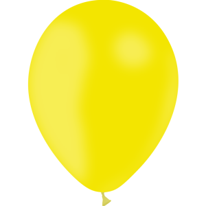 Balony lateksowe - PASTEL P22- 5",  cytrynowe - 100 szt.    