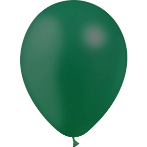 Balony lateksowe - PASTEL P39 - 5", ciemnozielone - 100szt