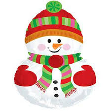 Balon foliowy Bałwan 24'' (luzem)