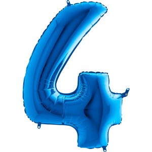 Balon foliowy 40''-102cm - niebieski "4"