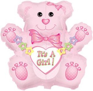  Balon foliowy 32'' - It's a Girl Bear