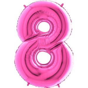 Balon foliowy 40'' - Fuksja "8"    