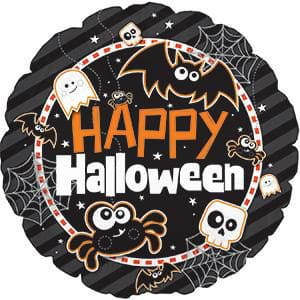 Balon foliowy - happy Halloween 18'' 