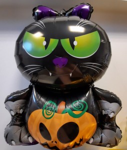 Balon foliowy - straszny kot 27''