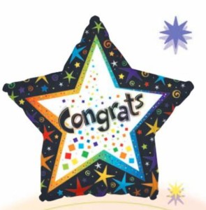 Balon foliowy 18'' - Congrats