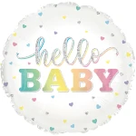 Balon foliowy 18' - Hello baby