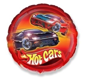 balon foliowy 18" - Hot Cars 