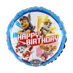 Balon foliowy 18'' Paw Patrol HBD - luz 