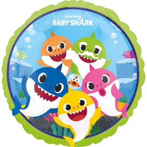 Balon foliowy 43cm - Baby Shark