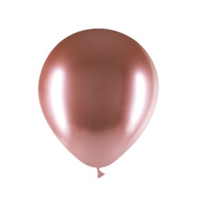Balony lateksowe - BRILLIANT B07 - 5", kolor rose gold - 100 szt.