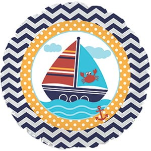 Balon foliowy - Łódka (5szt.)