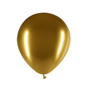 Balony lateksowe - BRILLIANT B01 - 12'' kolor złoty 50 szt.