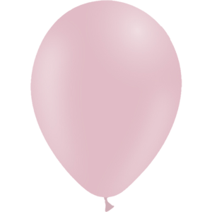 Balony lateksowe - MATTE T02 - 5", kolor baby pink - 100 szt.  
