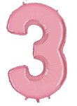 Balon foliowy 40'' - Różowy "3"