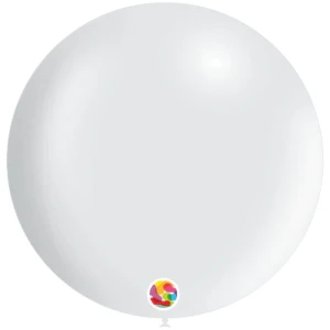 Balon lateksowy - PASTEL P20 - 23" - biały - 1 szt.  