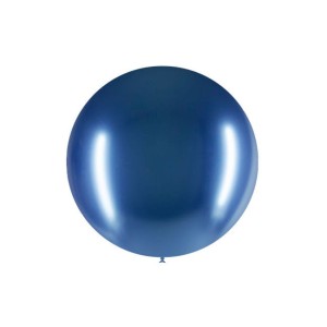 Balon lateksowy - BRILLIANT B04 - 23" - niebieski - 1 szt.    