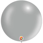 Balon lateksowy - PASTEL P44 - 36" - szary - 1szt.      