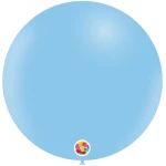 Balon lateksowy - MATTE T01 - 36" - kolor baby blue - 1szt.     