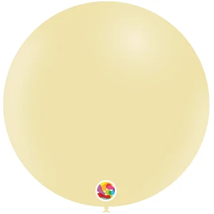 Balon lateksowy - MATTE T04 - 36" - jasnożółty - 1szt.     