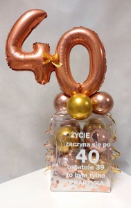 Przezroczysty box - pudełko 25x25x30