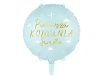 Balon foliowy -  Komunia Święta, 45 cm