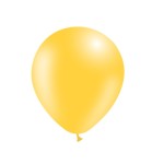 Balon lateksowy - PASTEL P23 - 5", żółte - 100 szt. 