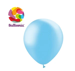 Balony lateksowe - METALLIC M89 - 5",  baby blue - 100 szt.    