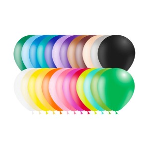 Balony lateksowe - PASTEL - 12"- mix 50 szt.