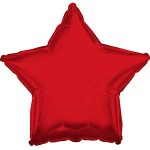 Balon foliowy -  gwiazdka 17" - luz     