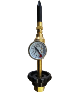 Reduktor  do Helu - jednodrożny z manometrem 