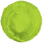 balon foliowy - limonkowy