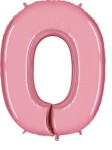 Balon foliowy 40'' - Różowy "0"
