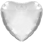 Balon foliowy - Serce Platynowe