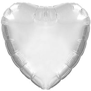 Balon foliowy - Serce Platynowe