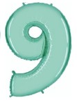Balon foliowy 40'' - turkusowy "9"