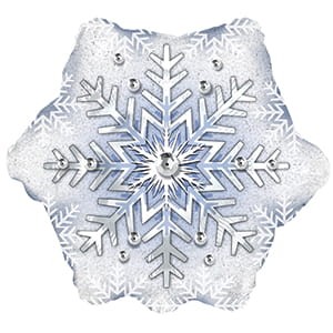 Balon foliowy 18" - Śnieżynka (luzem)