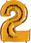Balon foliowy 40'' - Złoty "2"