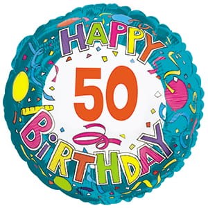 Balon foliowy - "50"