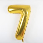 Balon foliowy 40'' - Złoty "7"