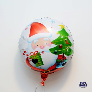 Balon foliowy 18'' - Mikołaj (luzem)