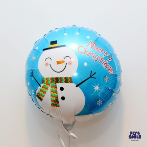 Balon foliowy 18'' - Bałwanek (luzem)