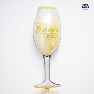 Balon foliowy 34'' - Kieliszek (luzem)