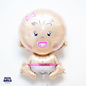 Balon foliowy 24'' - Baby Girl (luzem)