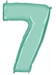 Balon foliowy 40'' - turkusowy "7"