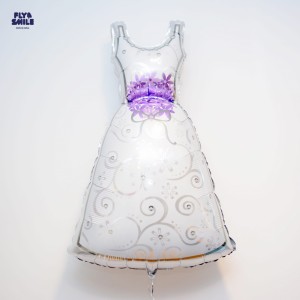 Balon foliowy 28'' - Suknia Ślubna (luzem)