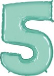 Balon foliowy 40'' - turkusowy "5"